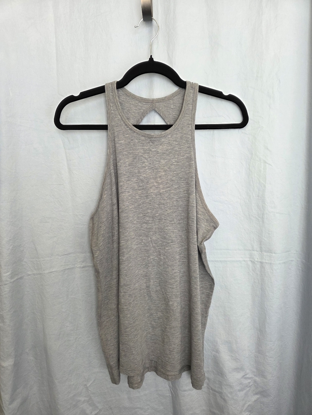 Lululemon Trapeze Twist Tank in Heathered Medium Grey - Size 10 (?)